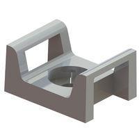 Essentra Components FTH-27-12-01 ຕົວຢືດສາຍສອງດ້ານ, ຕິດດ້ວຍກຸມສອງ, ສີທຳມະຊາດ