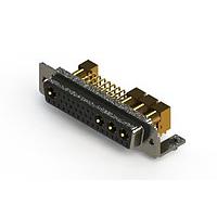 EDAC 630-36W4240-5T3 ຕູ້ຕິດຕໍ່ D-Sub ປະສົມມຸມຂວາ ຕູ້ຕິດຕໍ່ພະລັງງານ Combo D-Sub