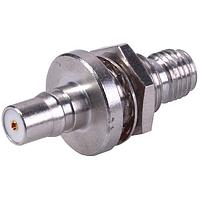 HUBER+SUHNER 34_QMA-SMA-50-1/133_NE ຕົວແປ RF - ລະຫວ່າງຊຸດ QMA jack(f) ເຖິງ SMA jack(f) ບັງຄັບ