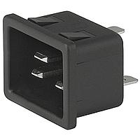 Schurter 6163.0010 ໂມດູນເຂົ້າພະລັງ AC 1624 ຈຸດເຂົ້າເຄື່ອງ 16A 70C