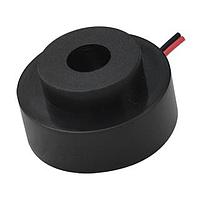 Same Sky (formerly CUI Devices) CPS-3016-110L100 Piezoelectric buzzer, 30.6 mm ຮູບກົງ, 16mm ລຶບລຶບ, 12Vdc, 105 dB, 100mm ສາຍນໍາ, Piezo Audio Tansducer