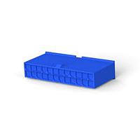 AMP Connectors - TE Connectivity 2029096-2 ຕົວເຊື່ອມຕໍ່ແບບຖານແລະປຸກ 2P PLUG FREE HANG UL-94-V2 ສີຟ້າ