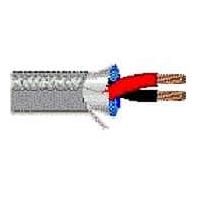 Belden 5300FE 008500 ສຽງ, ຄວາມປອດໄພ ແລະ ເປັນສັນຍານ 18AWG 2C SHIELD 500ft SPOOL ສີເທົາ