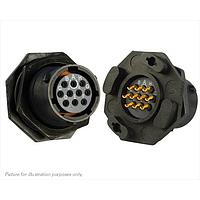 Eaton Souriau-Sunbank UTS712E10SW ອຸປະກອນຮັບສະຫຼຸບ ອຸປະກອນຮັບສະຫຼຸບພລາສຕິກ jam nut, ບໍ່ມີ backshell, ມີ 10 ຕໍ່ຕົວຍິງສໍເດີ, IP68/69K ໃນສະພາບບໍ່ໄດ້ຕິດກັນ, ການລະບຸລະຫັດ W
