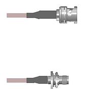 Amphenol Custom Cable Q-0K04H000R018i ສາຍສະບັບ RF BNC-SP/TNC-SJB G316D 18I