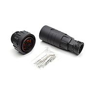 Amphenol Tuchel AHDP06-24-91S-BS2-K06S ຕົວເຊື່ອມ CONN ກັບຕົວແປທ່ອງ NW17, ຊຸດກັບຕົວຕິດຕໍ່