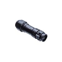 Amphenol LTW BB-03BMFA-QL8LNP Standard Circular Connector X-Lok, Standard Size, Plastic, 10A, 03 pins, Male Connector, Female Contact, Straight, Push Lock, Crimp, Field Installable without Pin, F8.0 - F10.0mm, IP68