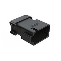 Amphenol SINE Systems AT16-18PA-K004 ຝາຮັບສະຕິກ 18 ທາງ 18 ຕຳແໜ່ງ, ມີກະແຈ A, ສີດຳ