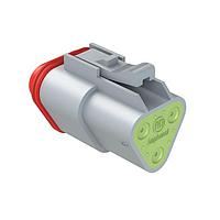 Amphenol SINE Systems AT06-3S-RD01 ປລັກ 3 ທາງ ຊີລເສັ້ນຜ່າສູນກາງຫຼຸດລົງ 3 ທາງ