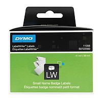 DYMO 63020752 ປ້າຍຊື່ LW ສີຂາວ (89mmx41mm)