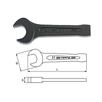 TOPTUL AAEY8080 Slogging ເປີດ End Wrench (80mm, L=398mm)