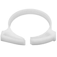 HellermannTyton SNP3810H4 ຄລິບຢືບທ່ອງສາຍ Conduit Clips Snapper Hose Clamp, ຂະໜາດສອງສ່ວນ 1.62"1.89", POM, ສີຂາວ, 500 ຊຸດ/ກະດູກ