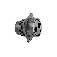 Amphenol SINE Systems RTS018N2P03 ປະຕູຮັບສະຫນອງ Receptacle, ຂົວສີ່ຫມາກ Square Flange, 2 ຕຳແໜ່ງ Position, ຜູ້ຊາຍ Male, ຂະໜາດເປັນ Shell Size 18, ມີຢາຮັບປະກັນ Silicone Seal