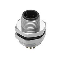Wurth Elektronik 643050100608 ປລັກ WRCIRC M12 ກະທົບສະກຣູ Coding A ຖົງບັກເຕີລະບົບກະທົບສະກຣູກັບກະທົບສະກຣູຫຼັງ PG9 ຕົວເຊື່ອມຊາຍ, polarity 8