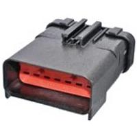 Aptiv 10757674 ກອງປົກຄຸມ 14 ທາງ ຜູ້ຊາຍ APEX 2.8 ປິດກັນນ້ຳ ສີດຳ CONN