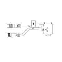 Molex 1200980051 ເສັ້ນສາຍເຊນເຊີ / ເສັ້ນສາຍອັກຊັວເຕີ MIC 5P M/MFE TO VERT DSUB 1M S