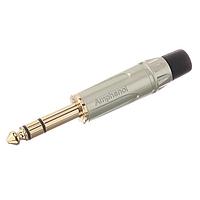 Amphenol Audio ACPS-KN-AU ຕົວເຊື່ອມໂທລະສັບ 1/4" K SERIES PHONE STR STEREO GOLD