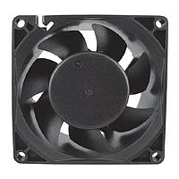 Qualtek Electronics FMA1-08038WBHT12 ພັງລົມ EC EC FAN, 80x80x38mm, 2-BALL BEARING, ຄວາມໄວສູງ, 100-240VAC, TERMINALS