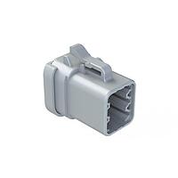 Amphenol SINE Systems ATP06-6S-MM01 ປລັກ 6 ທາງ 6 ຕຳແໜ່ງ, ຜູ້ຍິງ, ຝາສິ້ນແລະການປິດສະຫຼຸບຂະໜາດ, ສີເທາະ