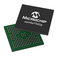 Microchip Technology SAM9X75D2G-I/4TB ມາຄຣໂປເຊັດເຊີ - MPU ARM926 MPU,2Gbit DDR3L,MIPI,LVDS,CAN-FD,BGA,ອຸນຫະພູມ EXT