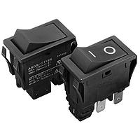 Omron Electronics A8GS-P1215 ສະຫນັບສະຫນູນ Rocker Switches Remote Reset SPST Vertical PowerSolder