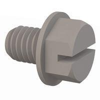 Essentra Components 32W37516050 Slotted Hex Washer Slotted Hex Washer Screw, 3/8-16 Thread, 1/2 Lg