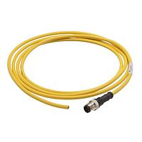 HARTING 21350100517020 ເສັ້ນສາຍອຸປະກອນຈັບສັນ / ເສັ້ນສາຍອຸປະກອນຂັບ M12 A-code 5-pin ຊາຍຊັດເພື່ອປິດສິ້ນ, 2m, ປີວຊີສີເຫຼືອງ