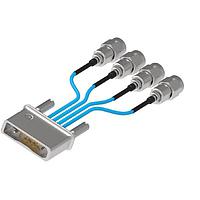 Rosenberger H70U-W216-08S1-00300 ການປະກອບສາຍ RF SMPX (F) ເຖິງ 1.85mm (M) Precision Coax Assembly, 12"