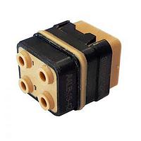 Amphenol Air LB France SIME0412PD ລະບົບຕໍ່ຕົວແບບ Modular Module ສໍາລັບຂໍ້ຕິດ crimped contacts Pin ມີການປິດປ້ອງລ້ອມ 4 contacts #12 ຈັດສົ່ງໂດຍບໍ່ມີ contact Polarization D