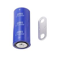 KYOCERA AVX SCCZ1EB308SCB ຖ້ວມຮູບສະເກນ 2.7V 3000F 60X138mm ຂົວຕໍ່ດ້ວຍການບວດຕໍ່ ມີ ESR ຕ່ຳ
