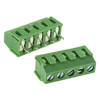 Amphenol Anytek 20020327-D051B01LF ບລັອກຂໍ້ຕໍ່ຄົງທີ່ 5P 3.81MM TERM BLK FIXED HORIZONTAL