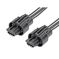 Molex 45145-0401 ສາຍສະແຕນລະດັບ Discrete Wire Squba OTS Cable Rcpt SR 150mm 4Ckt BLK