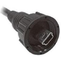 Amphenol LTW NUB-20AFMM-SL7A05 ຕົວເຊື່ອມ Mini USB Type B USB, ສາຍຍາວ 2M ສະກຣູ SCREW 20MB F CONN M PIN