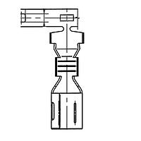 Yazaki 7116414202 ຂໍ້ຕໍ່ TERM YESC FEM 6.3MM SLD