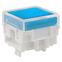 NKK Switches AT477JG ປຸ່ມ SQ CLR LENS/BLU FLTR LB ມີໂປຣແກຣມໄຟໄຟ INCNDSCNT
