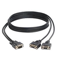 Tripp Lite P516-006-HR ສາຍຈໍ VGA/SVGA ສາຍຈໍຕັດແຍກ SVGA MONITOR SPLITTER CABLE
