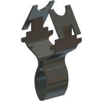 Essentra Components DCS-4 ກະແຜ່ງຕີຕົວ Striker, Silver, ຮູບສີ່ເຫດຂະໜາດ .287 ນິ້ວ