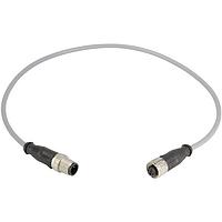 HARTING 21348485383015 ເຄື່ອງສາຍ Ethernet / ເຄື່ອງສາຍເຄືອກ M12-A 3PIN M/F STRT DOUBLE END 1.5M PVC