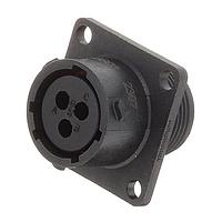 Amphenol SINE Systems RTS012N3S03 ຕົວເຊື່ອມ RCP SQ FL 3POS SZ 12 SCKT SEAL
