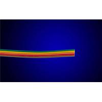 Alpha Wire 3515 MC005 ສາຍສະບັບ Ribbon 22AWG 15C PVC 100ft SPOOL MULTI