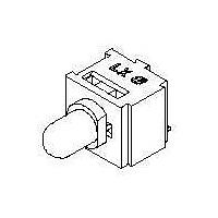 Lumex SMF-HM1530SRD-305 ຕົວບອກກະແຜ່ນວົງຈອນ LED 3mm ແດງ LED