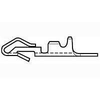 AMP Connectors - TE Connectivity 3-640252-1 (Mouser Reel) ຕິດຕໍ່ SKT 24-18 BR/SN ແມດມືຂອງ 1000