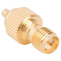Amphenol RF 242141RP ຕົວແປງ RF - ລະຫວ່າງຊຸດ SMA JK ໄປ MMCX PLG ADAPTER ກັບການປ່ຽນຂອງຂະໜາດກົດທິບົດ