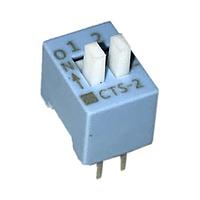 CTS Electronic Components 206-2ES ສະຫນາມສະຫນອງ DIP 2 ສ່ວນສະຫນອງ SPST