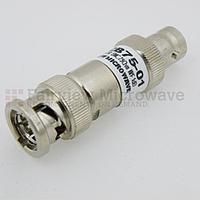 Fairview SA2B75-01 1 dB Fixed Attenuator 75 Ohm BNC Male To 75 Ohm BNC Female Up To 2 GHz Rated To 2 Watts With Brass Nickel Body