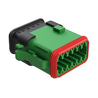 Amphenol SINE Systems AT06-12SC-SRGN 6-ທາງ 12 ພິນ ຮັບສະຫນັບ. ຕຳແໜ່ງກະແຈກກະທົບ C ມີ/ການປ້ອງກັນການດຶງ