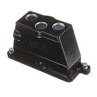 AMP Connectors - TE Connectivity H24BPR-TGH-3M25-EMC-C Hoods Hood Steel Lock Top Entry 3M25