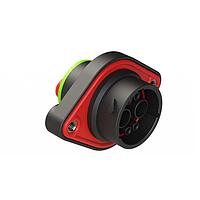 Amphenol SINE Systems AHDP02-18-06SN-SRA ປະຕູຮັບ 6 ຕຳແໜ່ງ, ປິດກັນຂະໜາດ 18