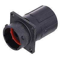 Amphenol SINE Systems RTS014N3PHEC03 ຕົວເຊື່ອມ Sq Flg Rcpt ມີ endcap 3 POS SZ 14 Pin