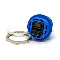 Amphenol CONEC 17-200901 ປະເພດ A ເປັນ ປະເພດ A USB2 TYP A-FML ADPTR IP67 ກອງສີຟ້າ